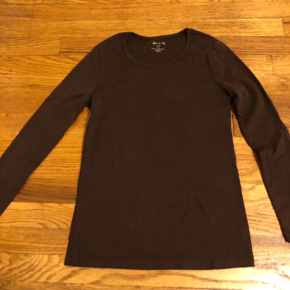 Children’s White Stag Brown Long Sleeve Shirt - Size 4/6